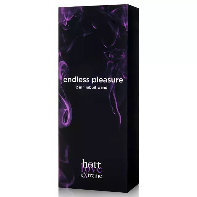 Hott Love Extreme Endless Pleasure 2 in 1 Rabbit Wand at Spencer's
