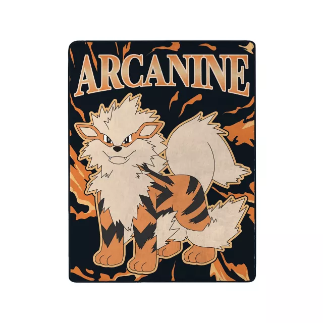 Pokémon Arcanine Fleece Blanket at Spencer's