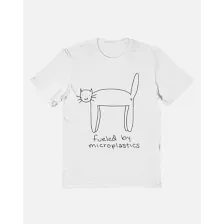 Fueled by Microplastics Cat T Shirt at Spencer's