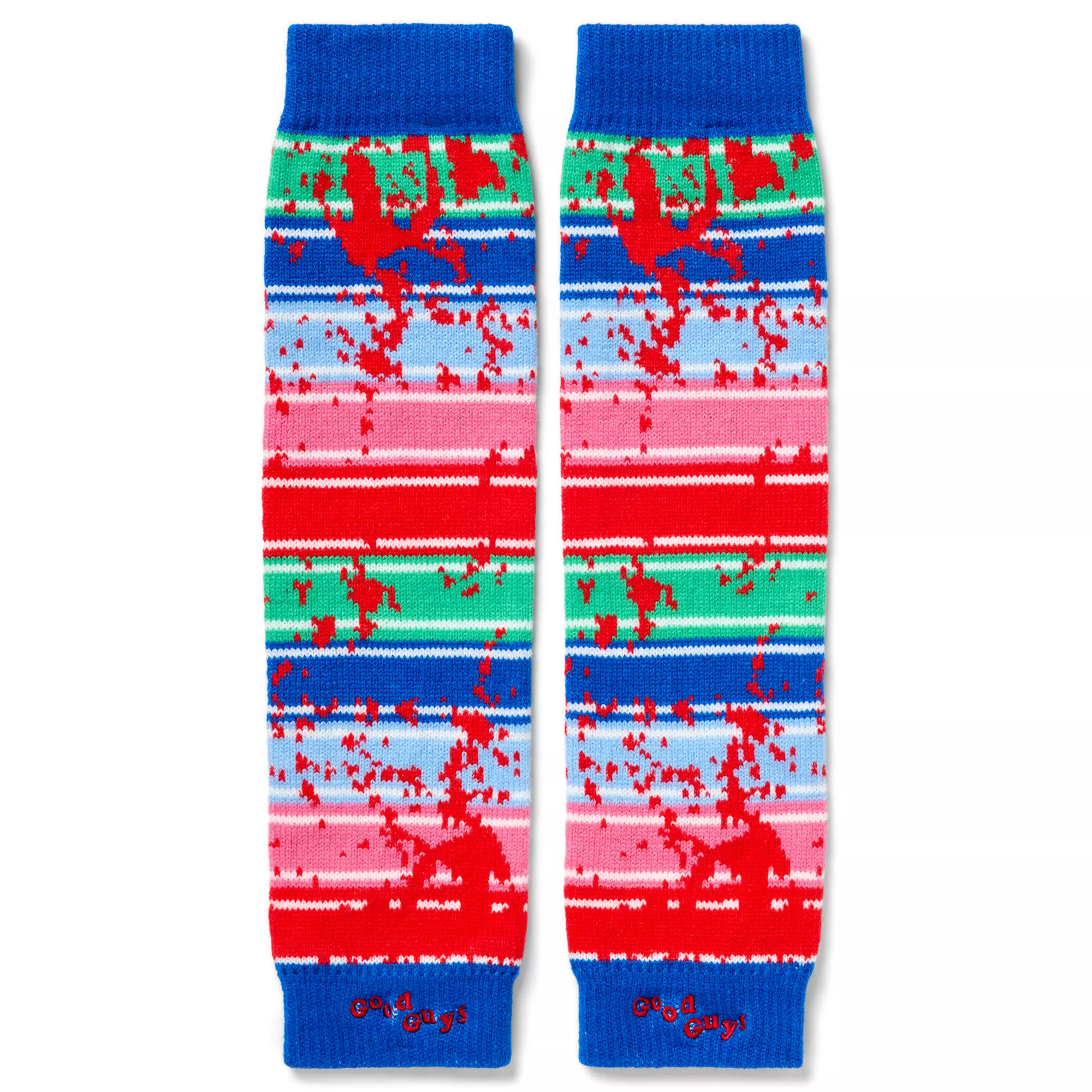 Chucky Striped Leg Warmers