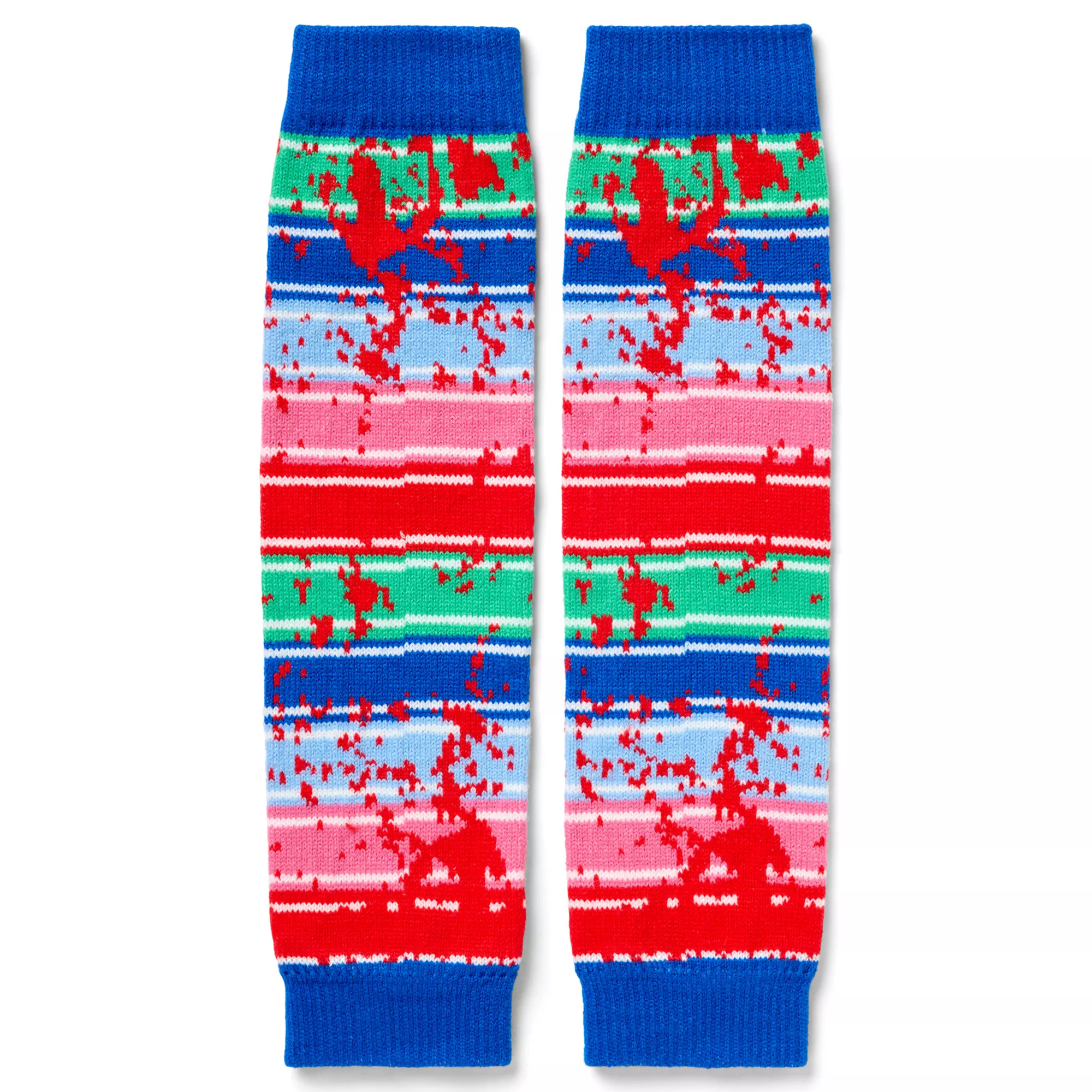 Chucky Striped Leg Warmers at Spencer's