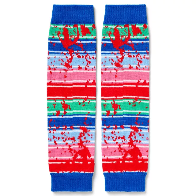 Chucky Striped Leg Warmers at Spencer's