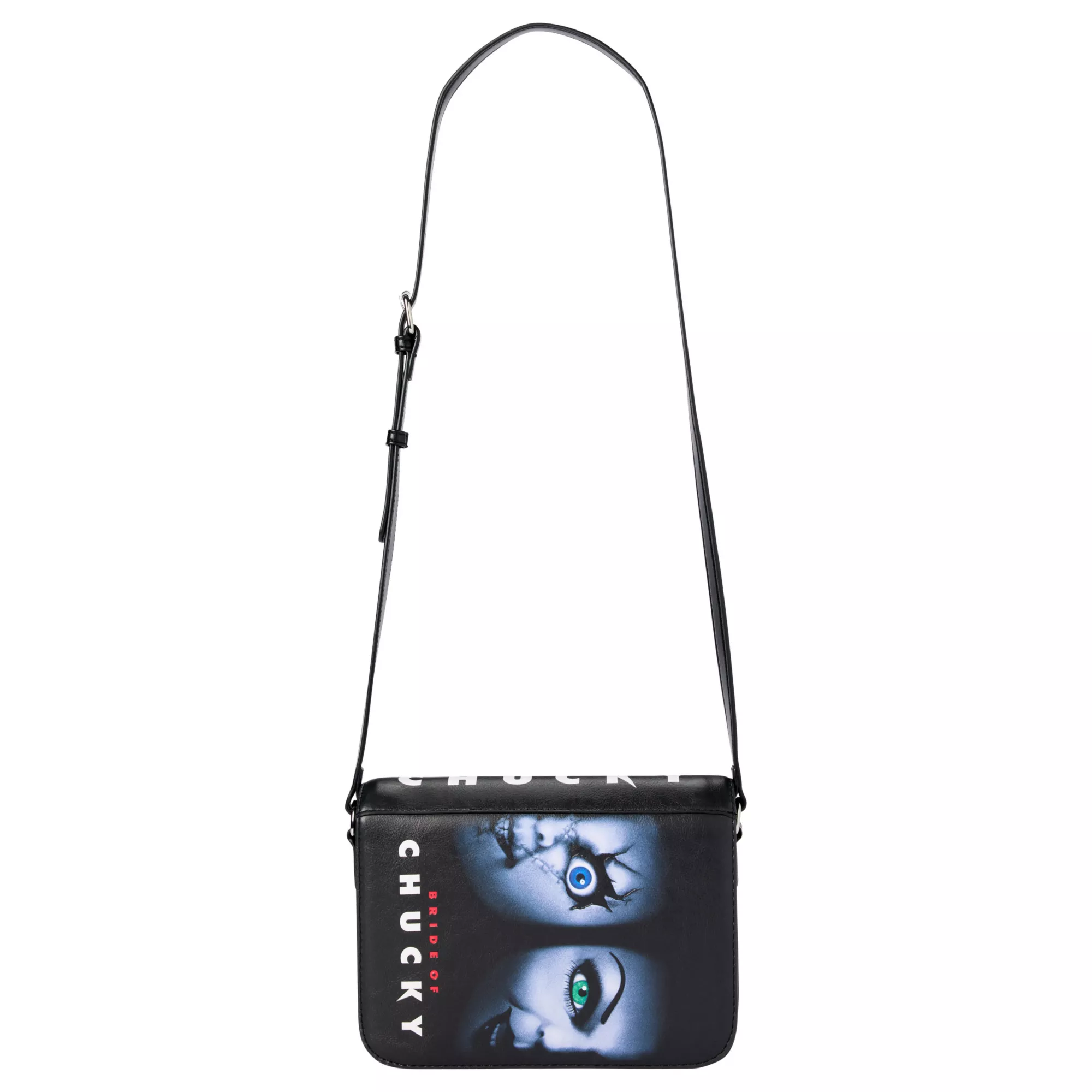 Bride of Chucky VHS Crossbody Bag at Spencer's