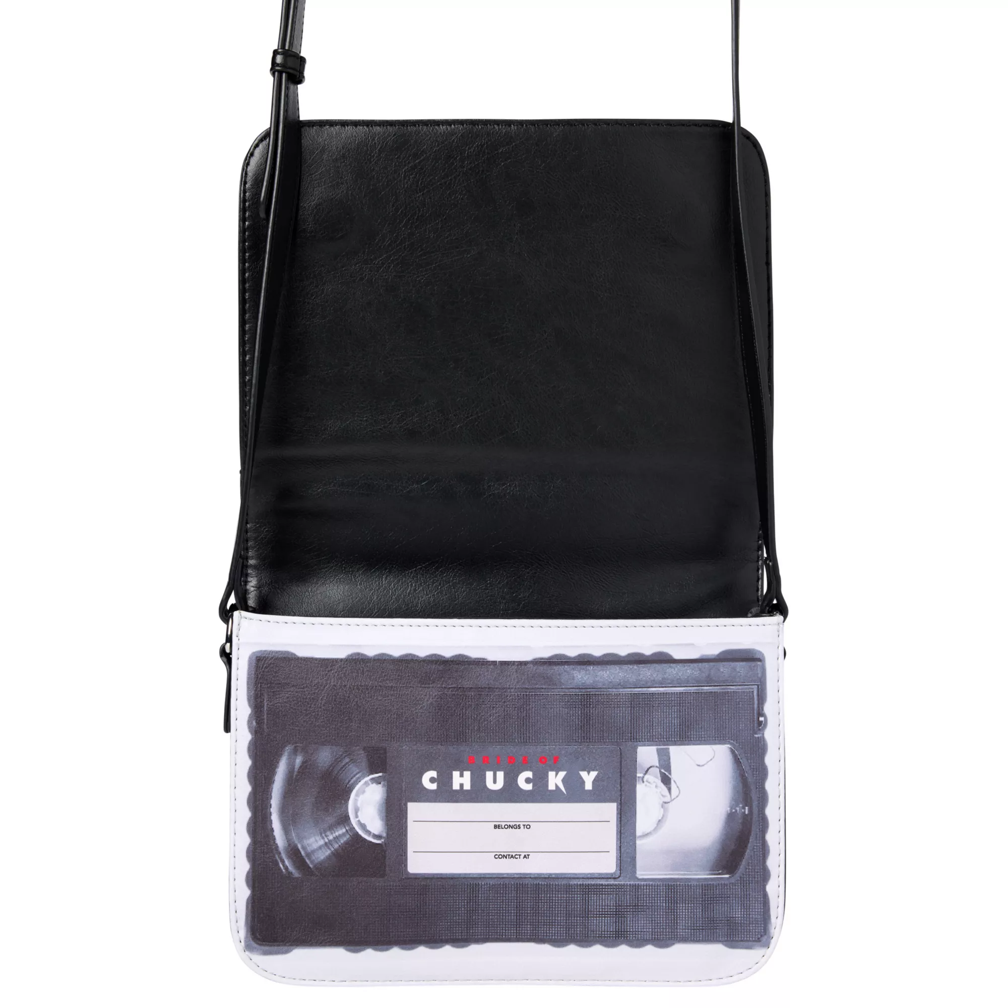 Bride of Chucky VHS Crossbody Bag at Spencer's