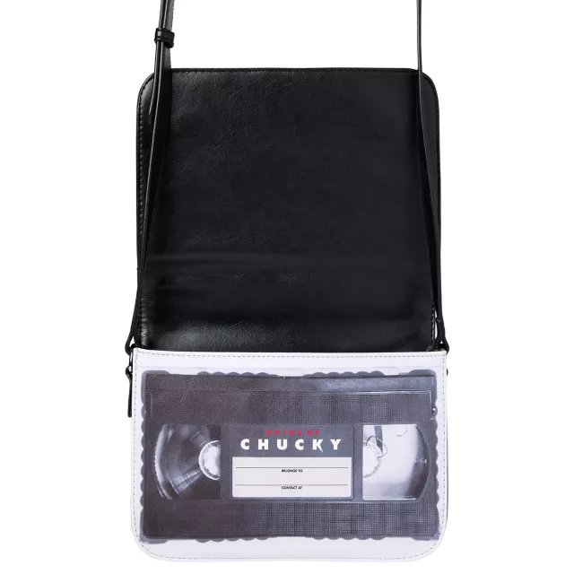 Bride of Chucky VHS Crossbody Bag at Spencer's