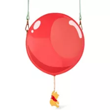 Winnie the Pooh Balloon Crossbody Bag at Spencer's