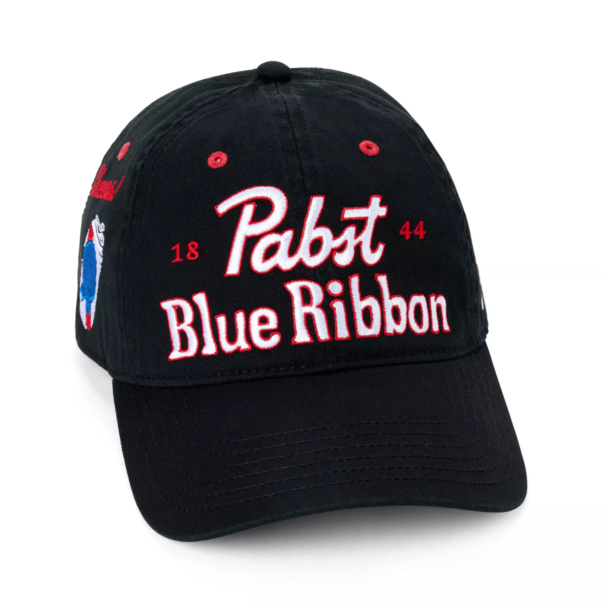Pabst Blue Ribbon Skull Drinking Dad Hat at Spencer's