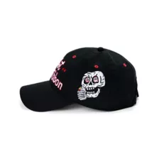 Pabst Blue Ribbon Skull Drinking Dad Hat at Spencer's