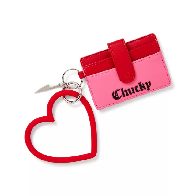 Chucky and Tiffany Heart Wristlet Wallet