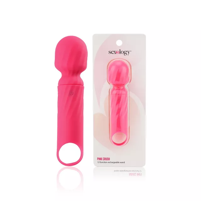 Sexology Pink Crush Wand Massager at Spencer's