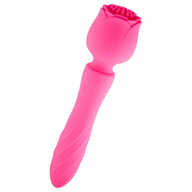 Hott Love Blushing Rose Wand Massager