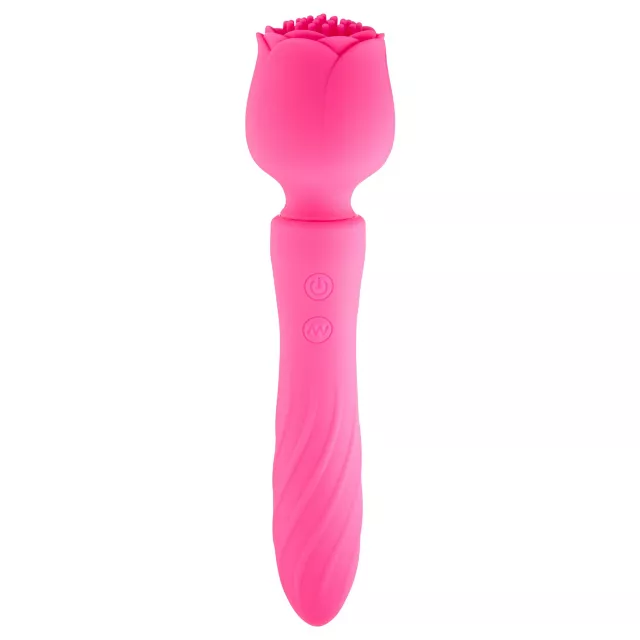 Hott Love Blushing Rose Wand Massager
