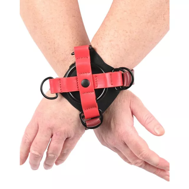 Ex's & Oh's Cross Cuffs - Sex & Mischief at Spencer's