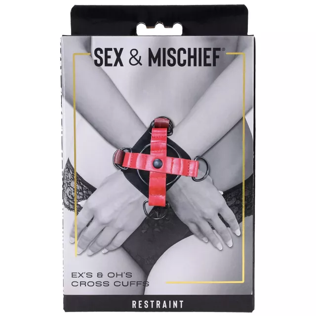 Ex's & Oh's Cross Cuffs - Sex & Mischief at Spencer's