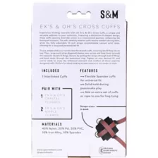 Ex's & Oh's Cross Cuffs - Sex & Mischief at Spencer's