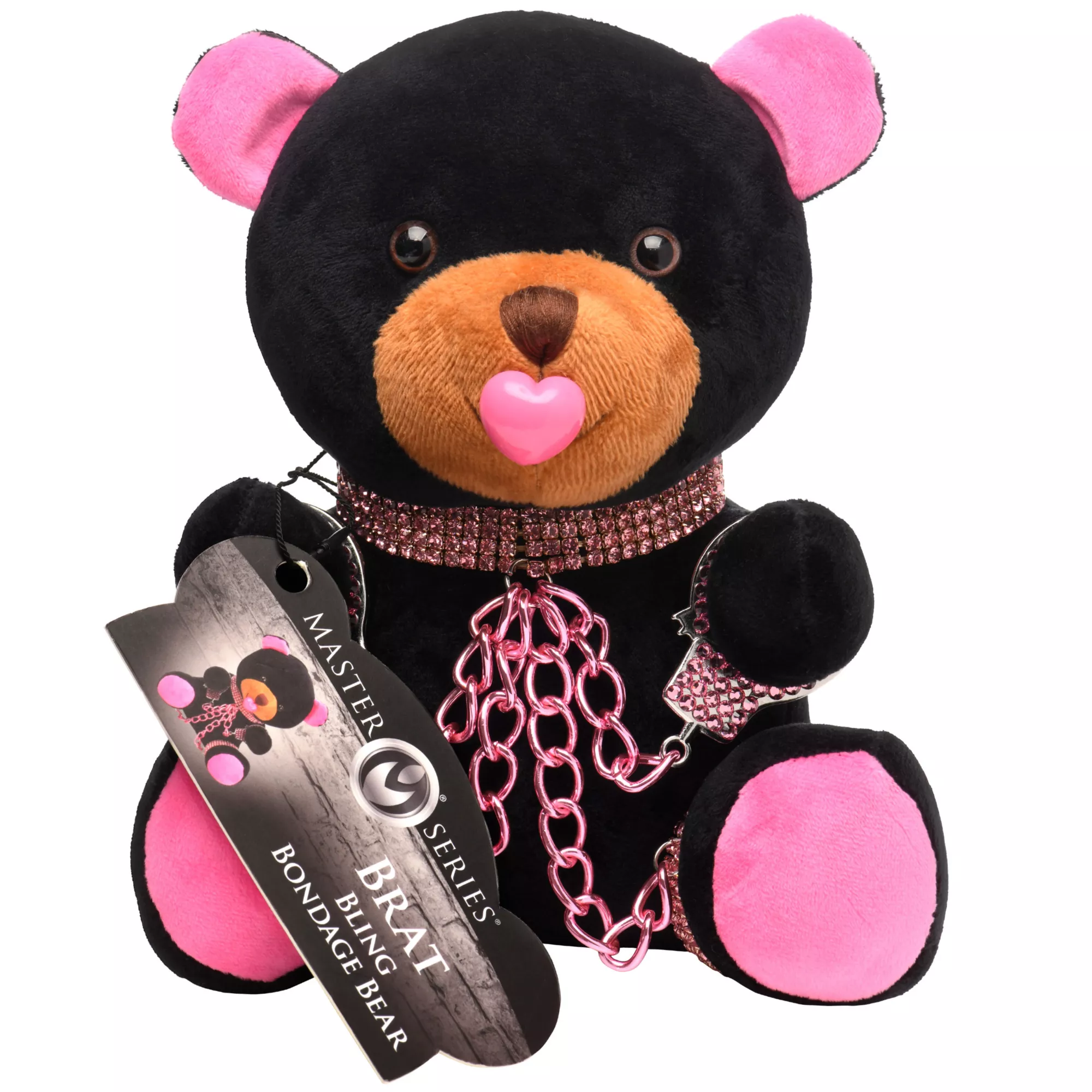Brat Bling Bondage Bear Plush at Spencer's