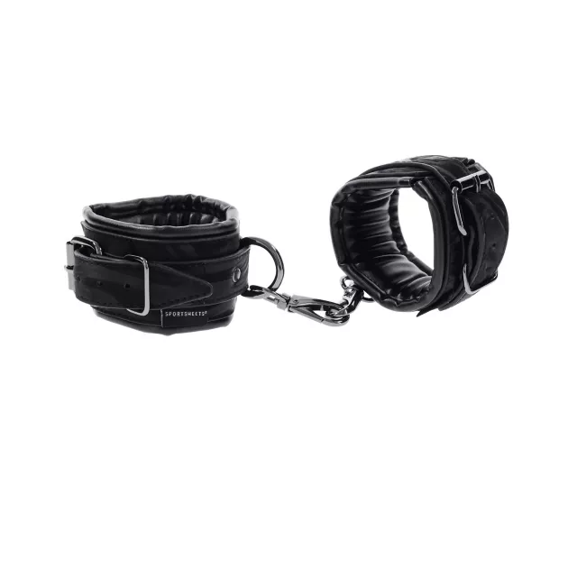 Velvet Noir Handcuffs - Sportsheets at Spencer's