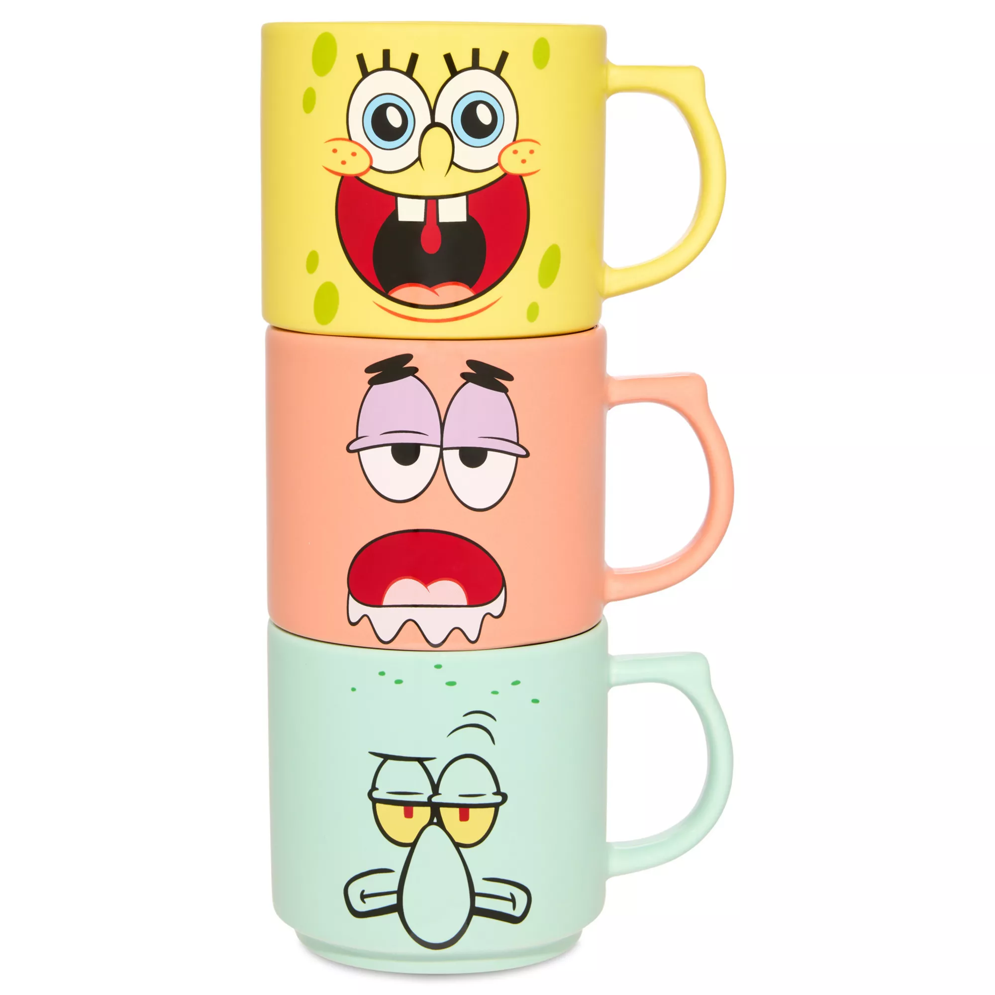 SpongeBob SquarePants Coffee Mug Set - 3 Pack at Spencer's