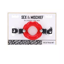 Red Silicone Lips Restraint - Sex & Mischief at Spencer's