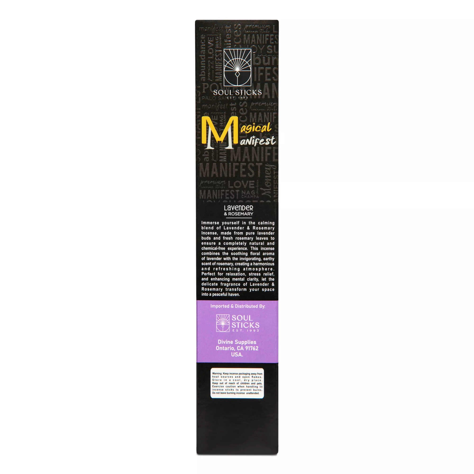 Magical Manifest Artisanal Incense Lavender & Rosemary - 6 Pack at Spencer's