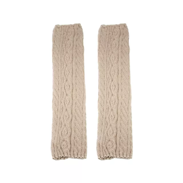 Beige Knit Leg Warmers at Spencer's
