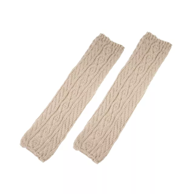 Beige Knit Leg Warmers at Spencer's