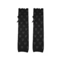 Skull Print Bow Leg Warmers at Spencer's
