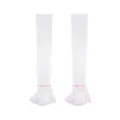 White Pink Bow Leg Warmers at Spencer's