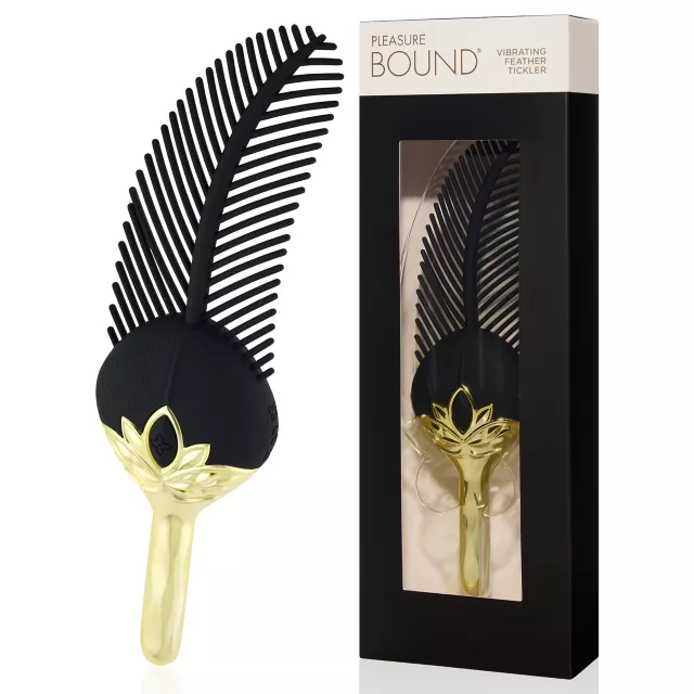 feather tickler sex toy Vibrating Feather Tickler - Pleasure Bound