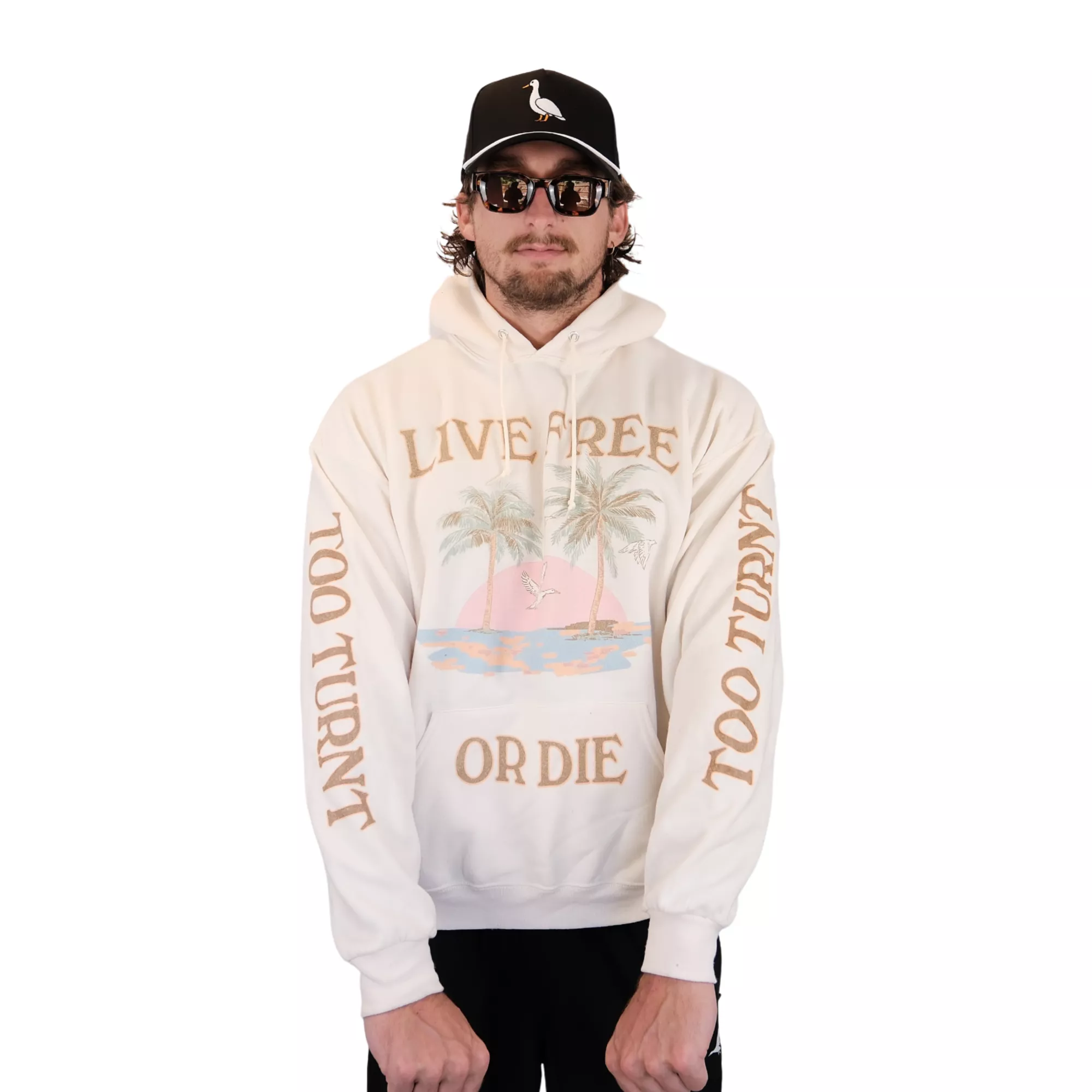 Live Free or Die Hoodie - Too Turnt Tony