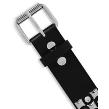 Black and Silver Pyramid Stud Bling Belt at Spencer's