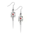 Ornate Gothic Sword Dangle Earrings at Spencer's