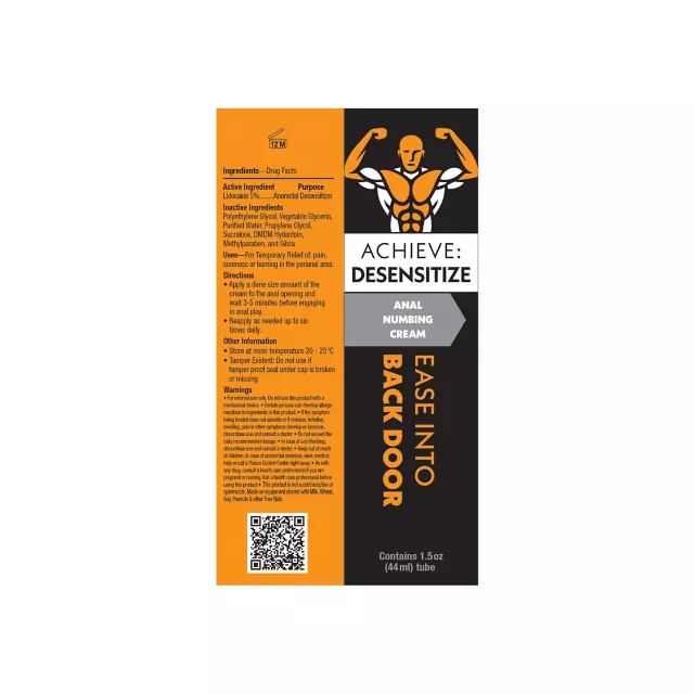 Achieve: Desensitize Anal Numbing Cream - 1.5 oz. at Spencer's