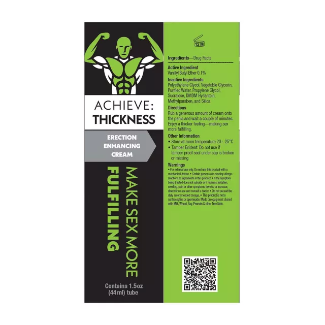 Achieve Thickness Erection Enhancement Cream – 1.5 oz. at Spencer's