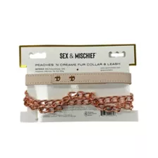 Peaches 'n CreaMe Ring Collar and Leash - Sex & Mischief at Spencer's