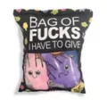 Bag of Fucks I Have to Give Mini Pillow Set at Spencer's