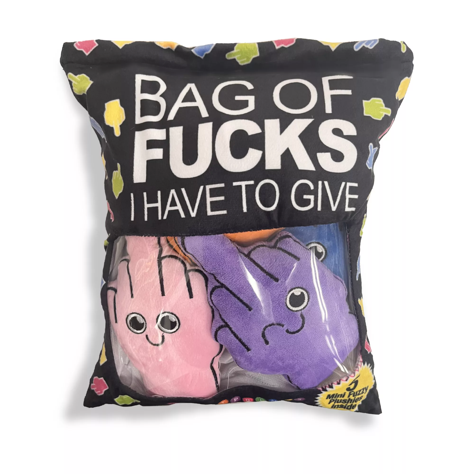 Bag of Fucks I Have to Give Mini Pillow Set at Spencer's