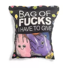 Bag of Fucks I Have to Give Mini Pillow Set at Spencer's