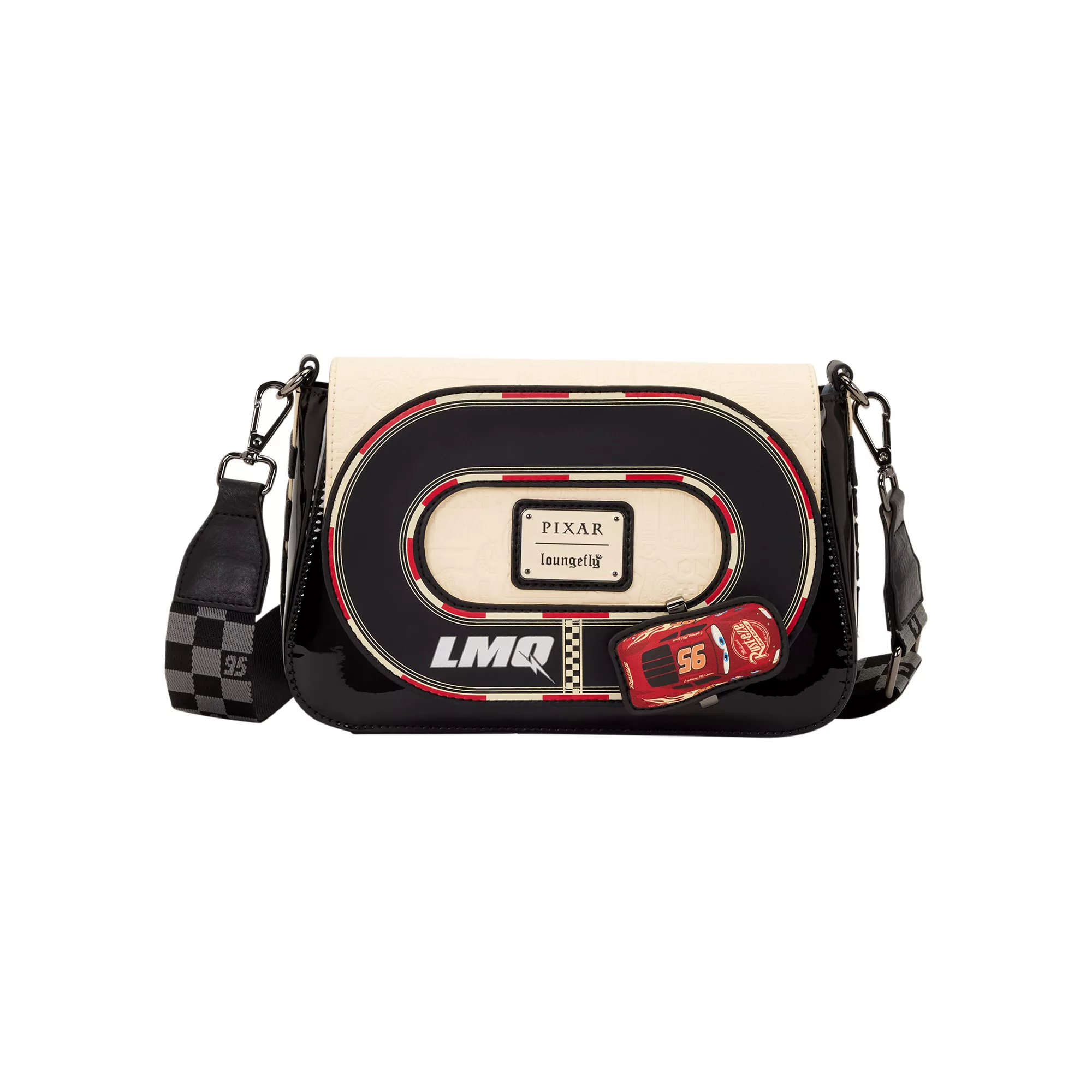 Loungefly Lightning McQueen Racetrack Crossbody Bag - Cars at Spencer's