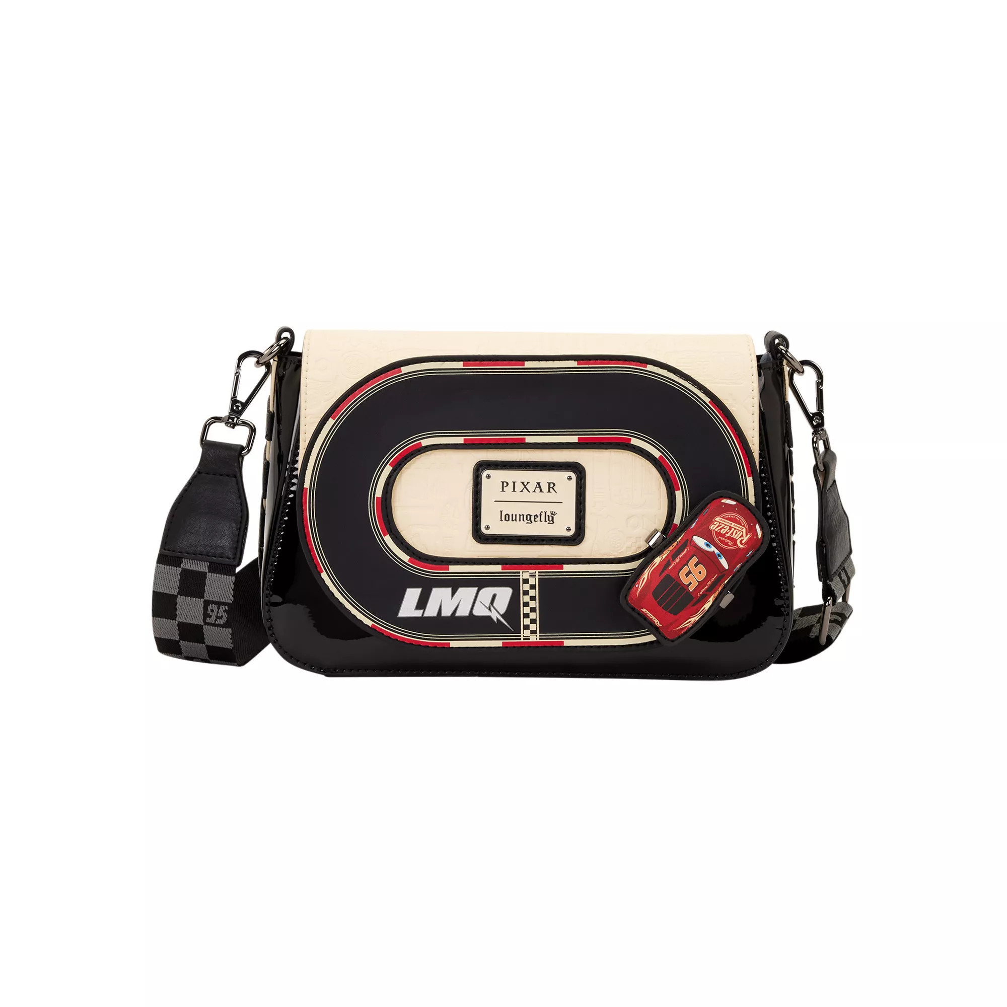 Loungefly Lightning McQueen Racetrack Crossbody Bag - Cars at Spencer's
