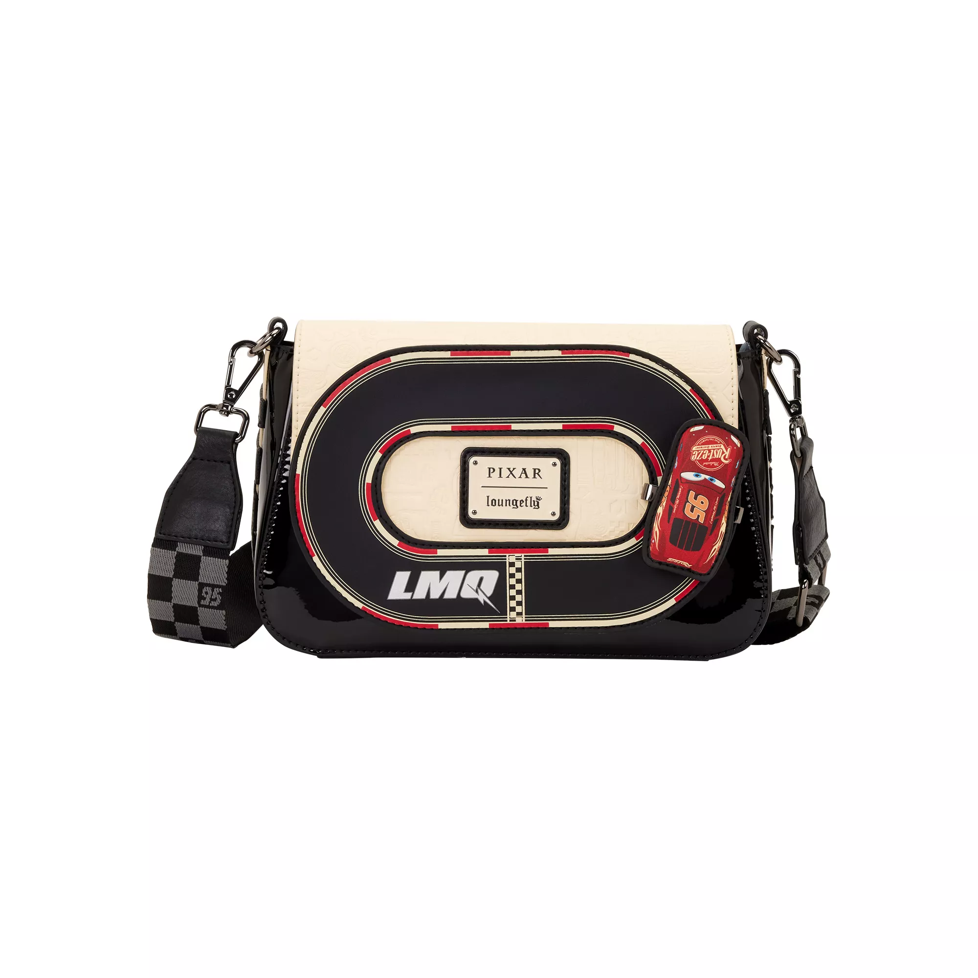 Loungefly Lightning McQueen Racetrack Crossbody Bag - Cars at Spencer's