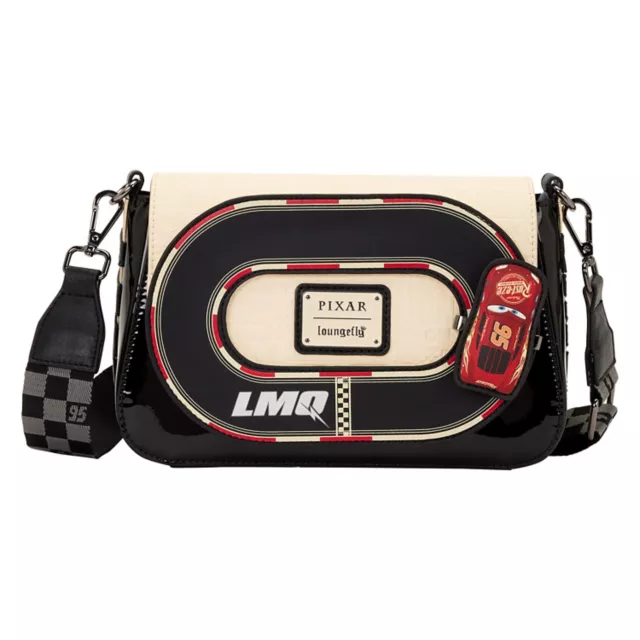 Loungefly Lightning McQueen Racetrack Crossbody Bag - Cars at Spencer's