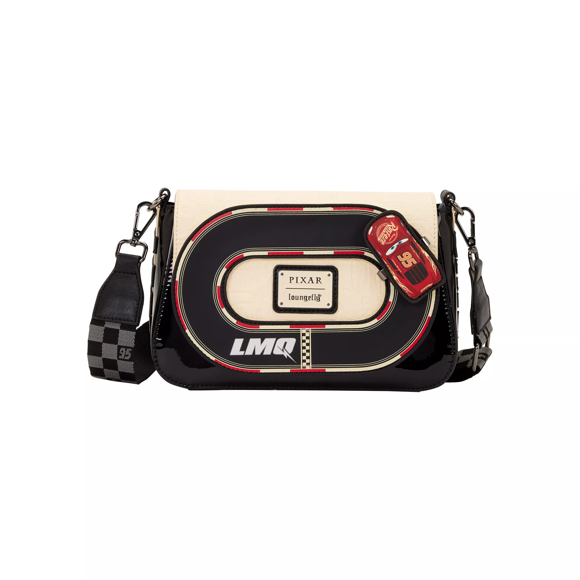 Loungefly Lightning McQueen Racetrack Crossbody Bag - Cars at Spencer's