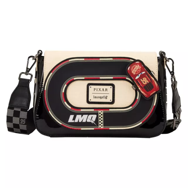 Loungefly Lightning McQueen Racetrack Crossbody Bag - Cars at Spencer's