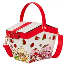 Loungefly Sanrio Hello Kitty & Friends x Strawberry Shortcake Scented Basket Crossbody Bag at Spencer's