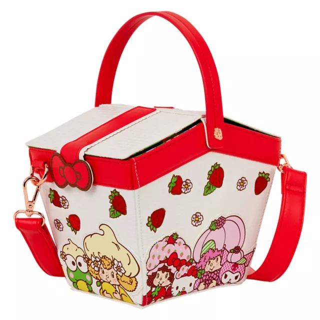 Loungefly Sanrio Hello Kitty & Friends x Strawberry Shortcake Scented Basket Crossbody Bag