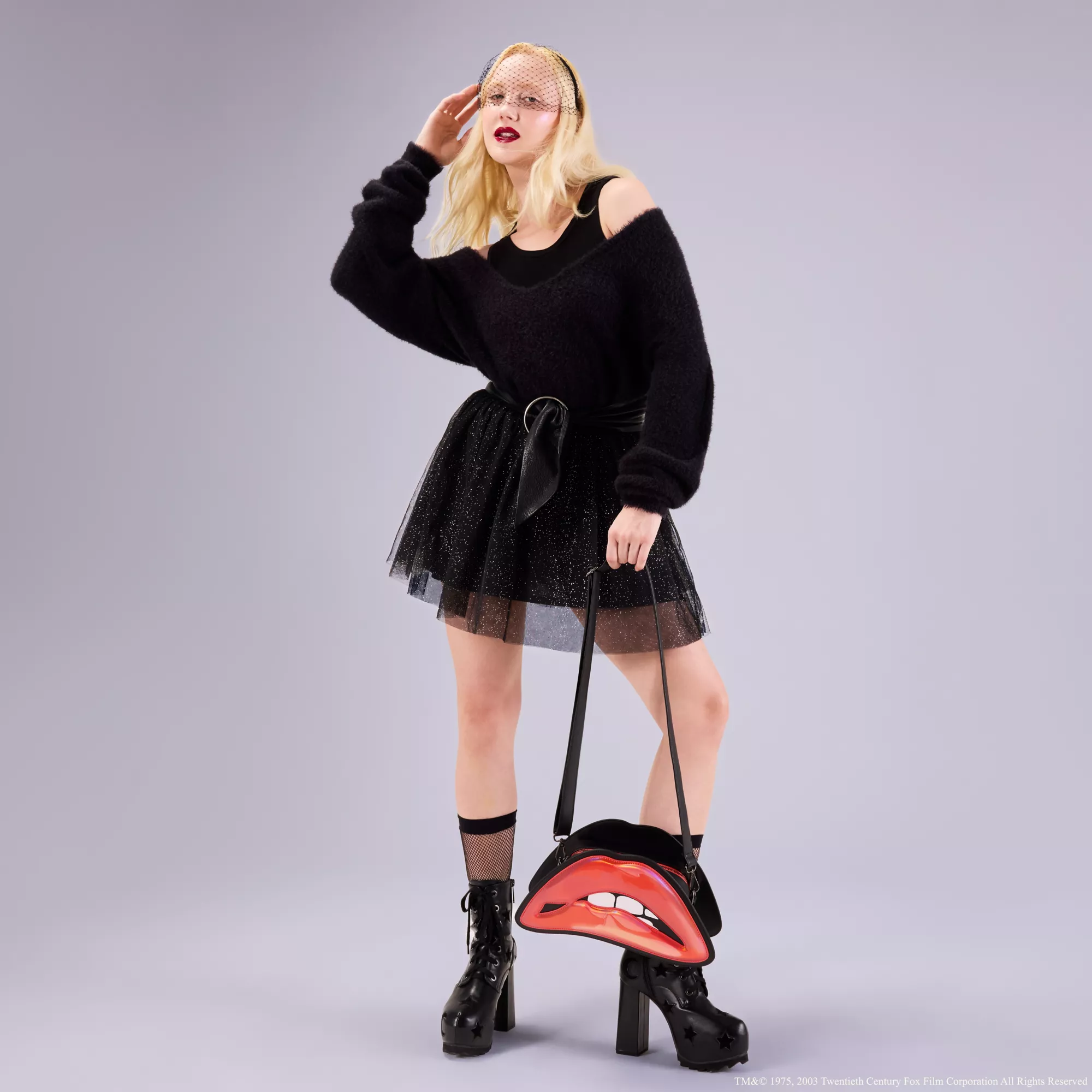 Loungefly The Rocky Horror Picture Show Lips Crossbody Bag at Spencer's