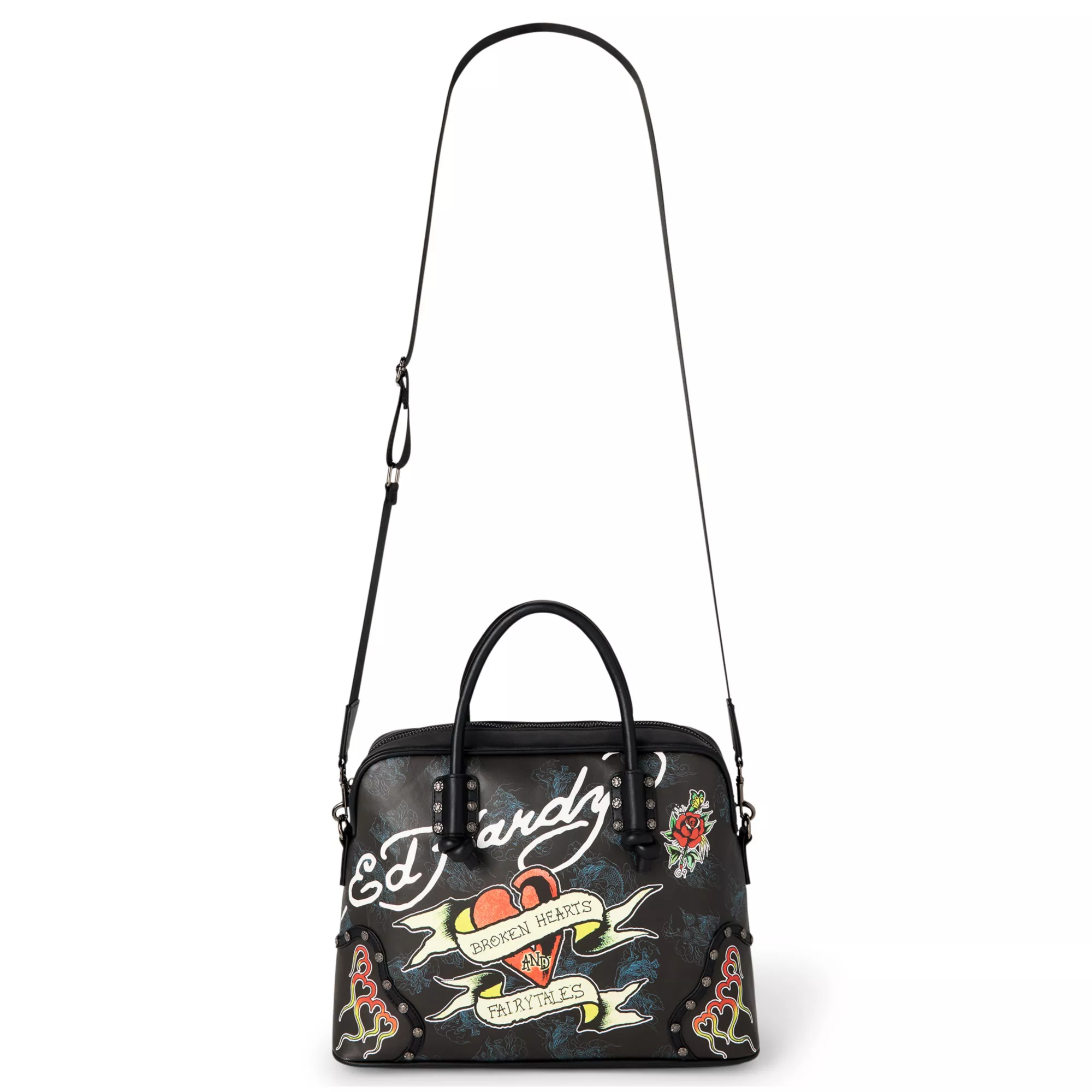Ed Hardy Nora Satchel Crossbody Bag at Spencer's