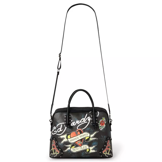 Ed Hardy Nora Satchel Crossbody Bag at Spencer's
