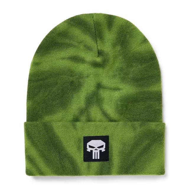 Punisher Tie Dye Cuff Beanie Hat - Marvel at Spencer's